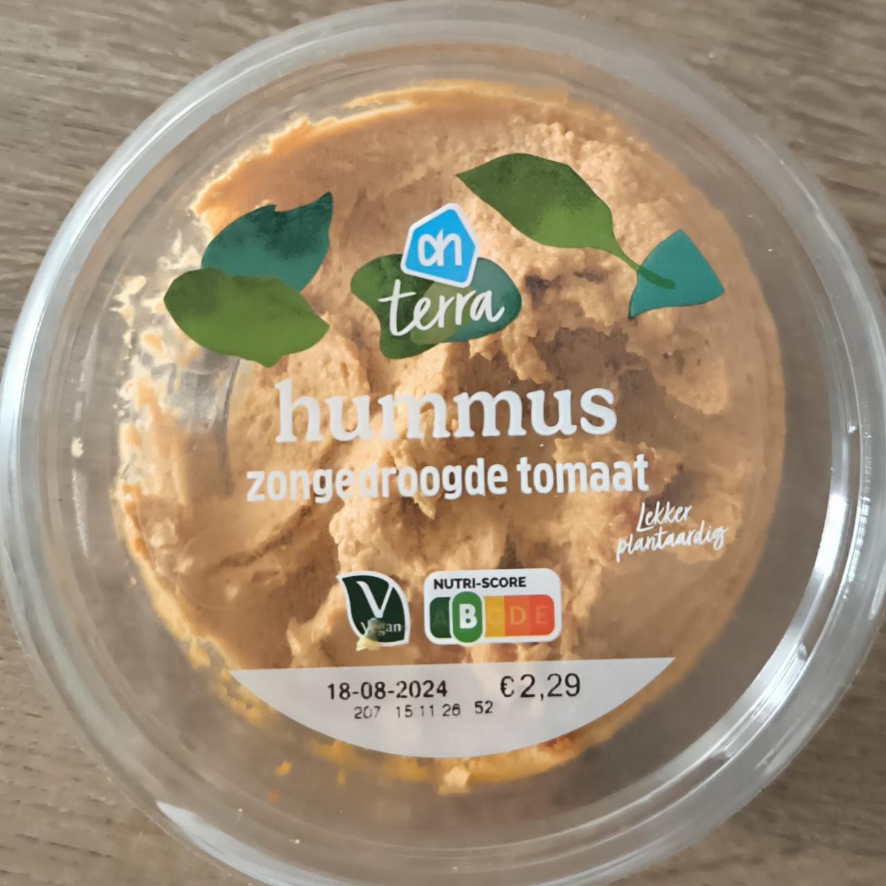 Fotografie - Hummus zongedroogde tomaat AH terra