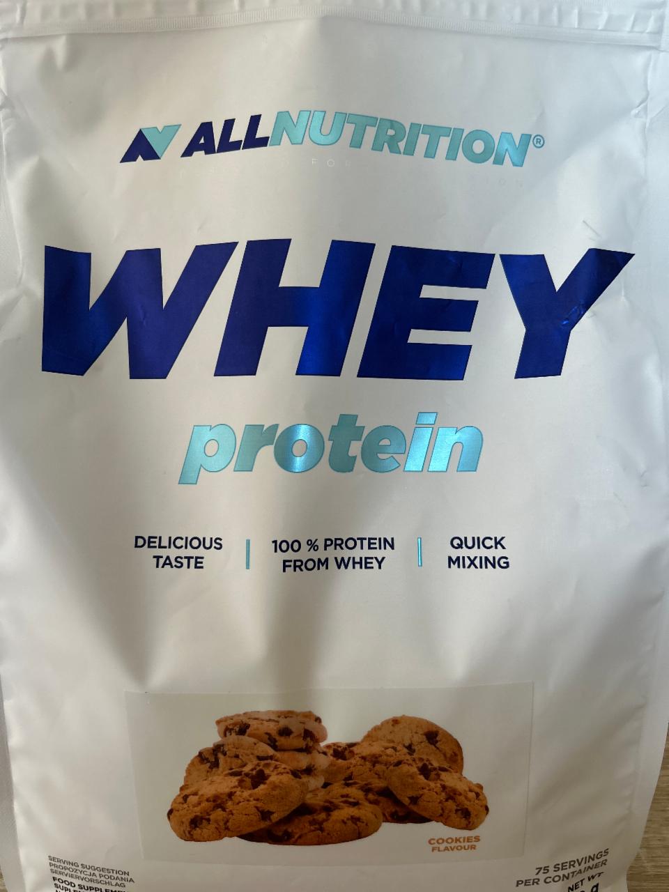 Fotografie - Whey Protein Cookies Flavour Allnutrition