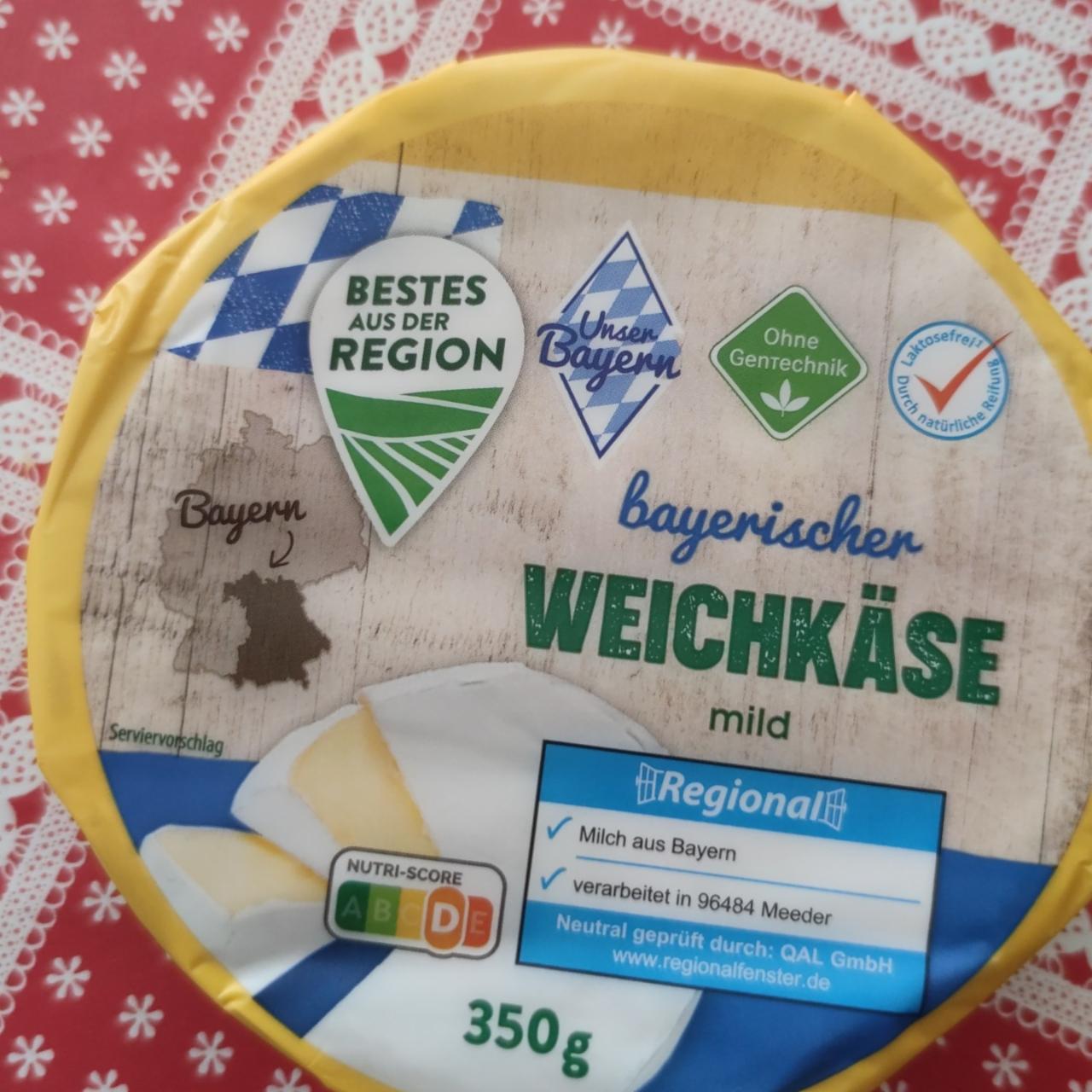 Fotografie - Bayerischer Weichkäse mild Unser Bayern