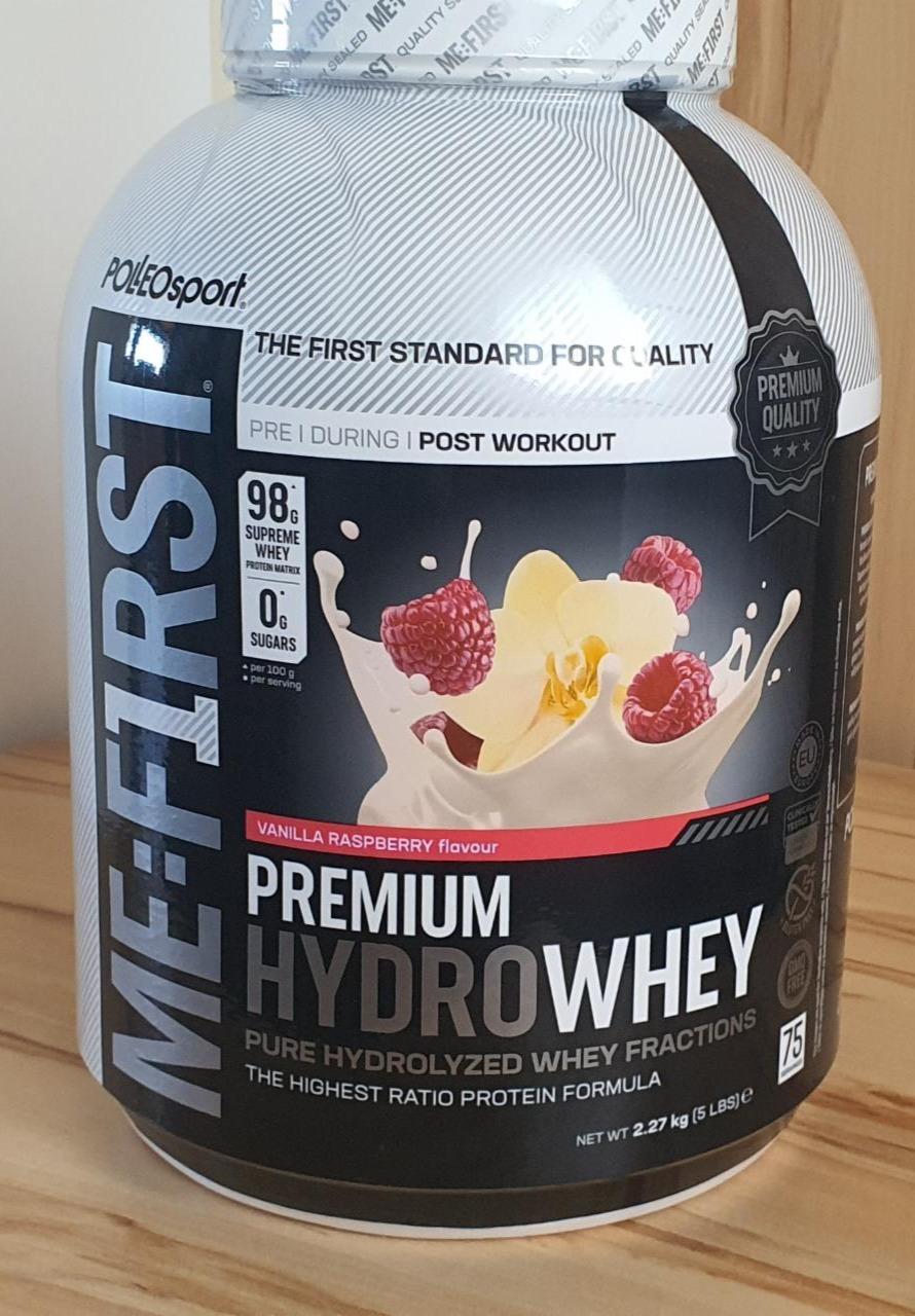 Fotografie - Premium HydroWhey Vanilla Raspberry flavour Polleo Sport