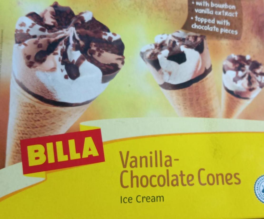 Fotografie - Vanilla-Chocolate Cones Ice Cream Billa