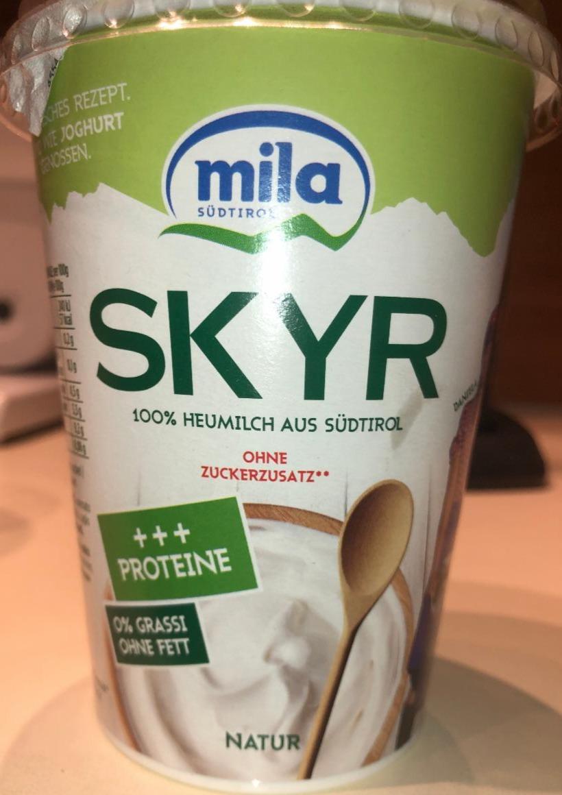 Fotografie - Skyr Natur 100% heumilch aus südtirol Mila