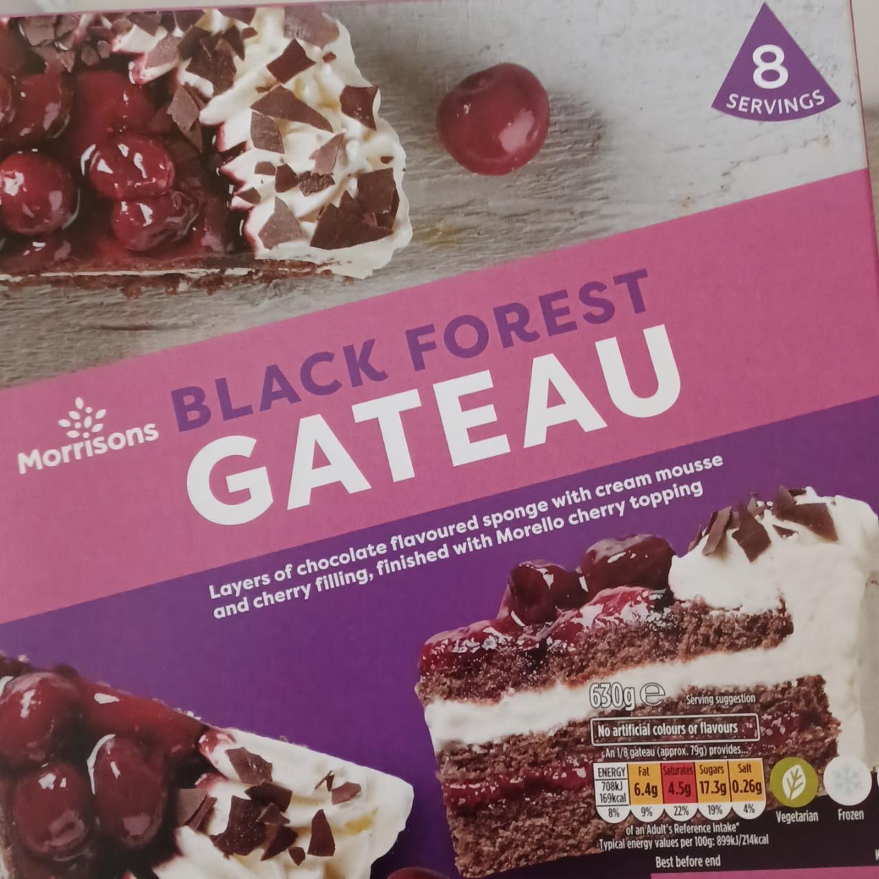 Fotografie - Black Forest Gateau Morrisons