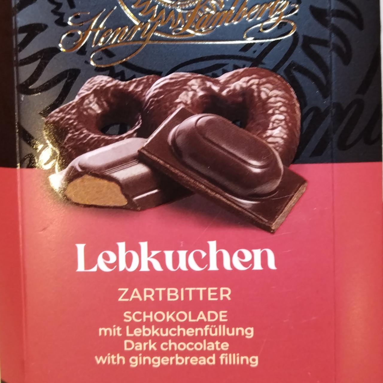 Fotografie - Lebkuchen Zartbitter Schokolade Henry Lambertz