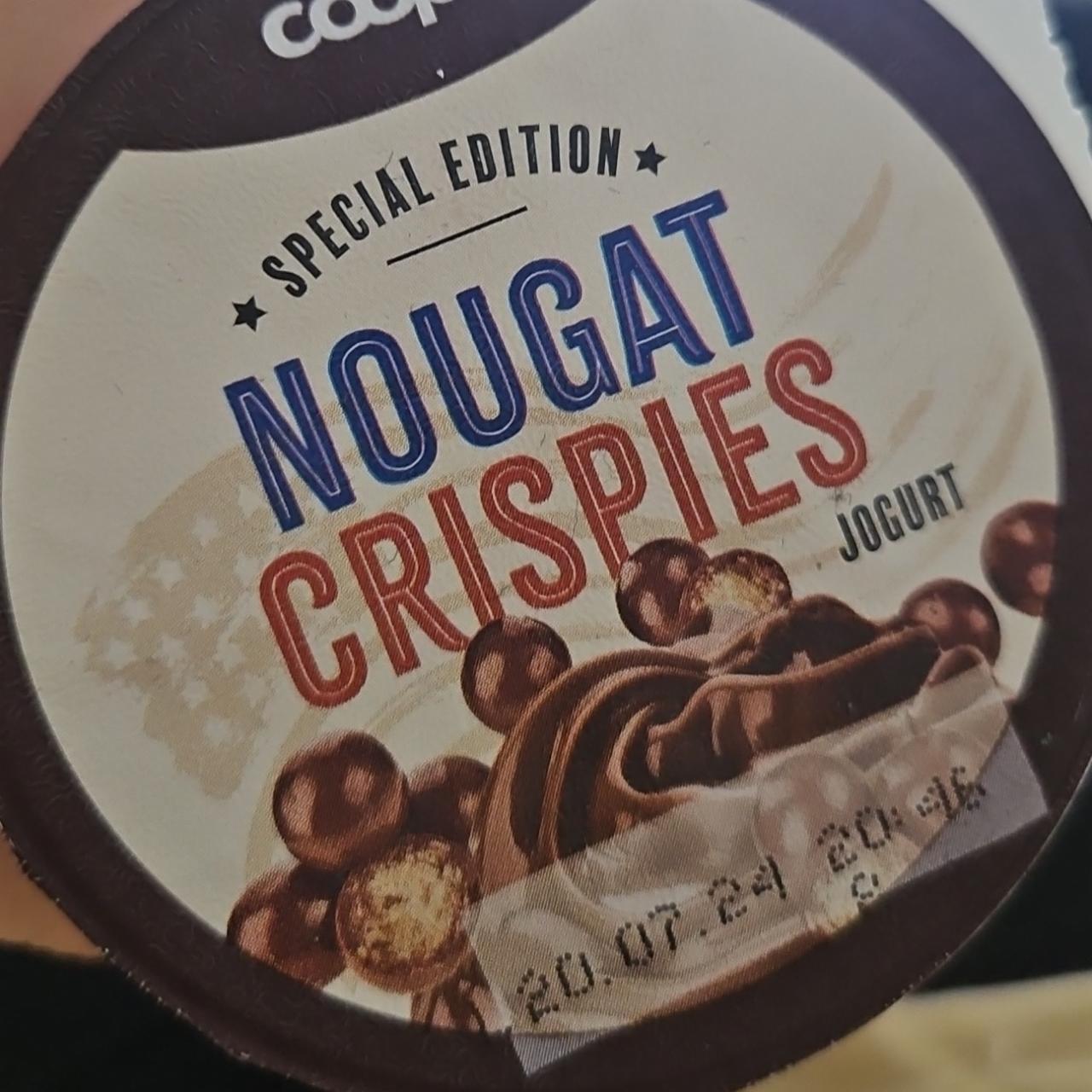 Fotografie - Nougat Crispies jogurt coop