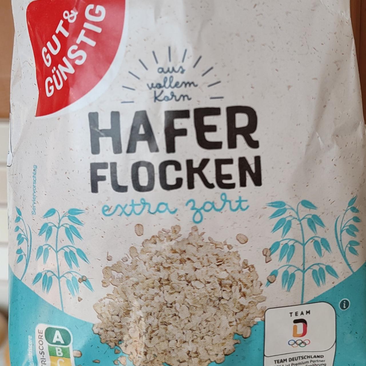 Fotografie - Hafer Flocken extra zart Gut&Günstig