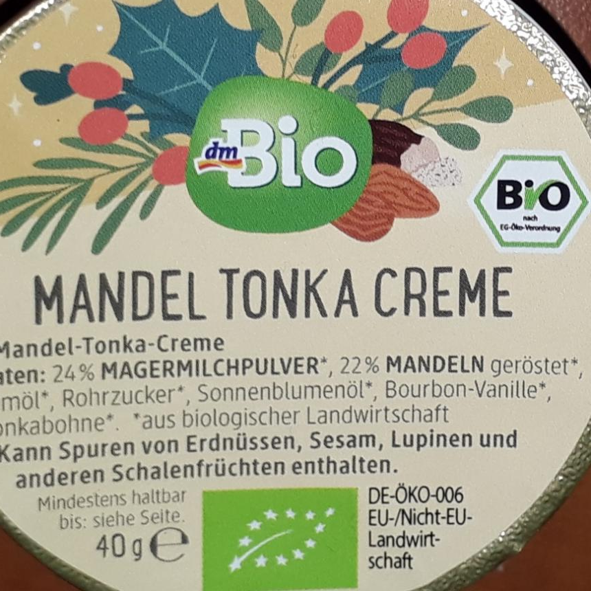 Fotografie - Mandel tonka creme dmBio