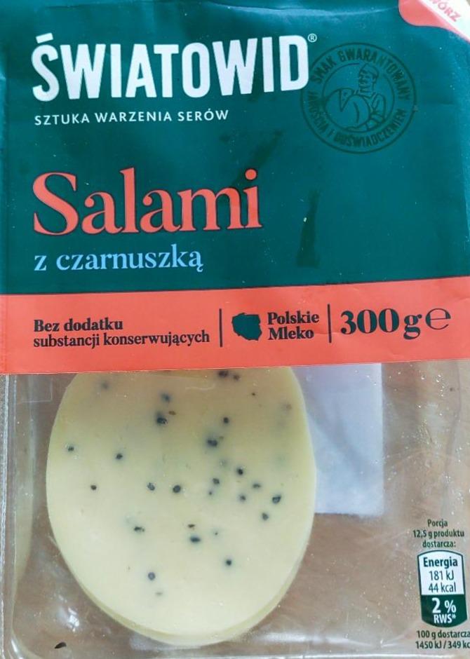 Fotografie - ser salami z czarnuszką Światowid