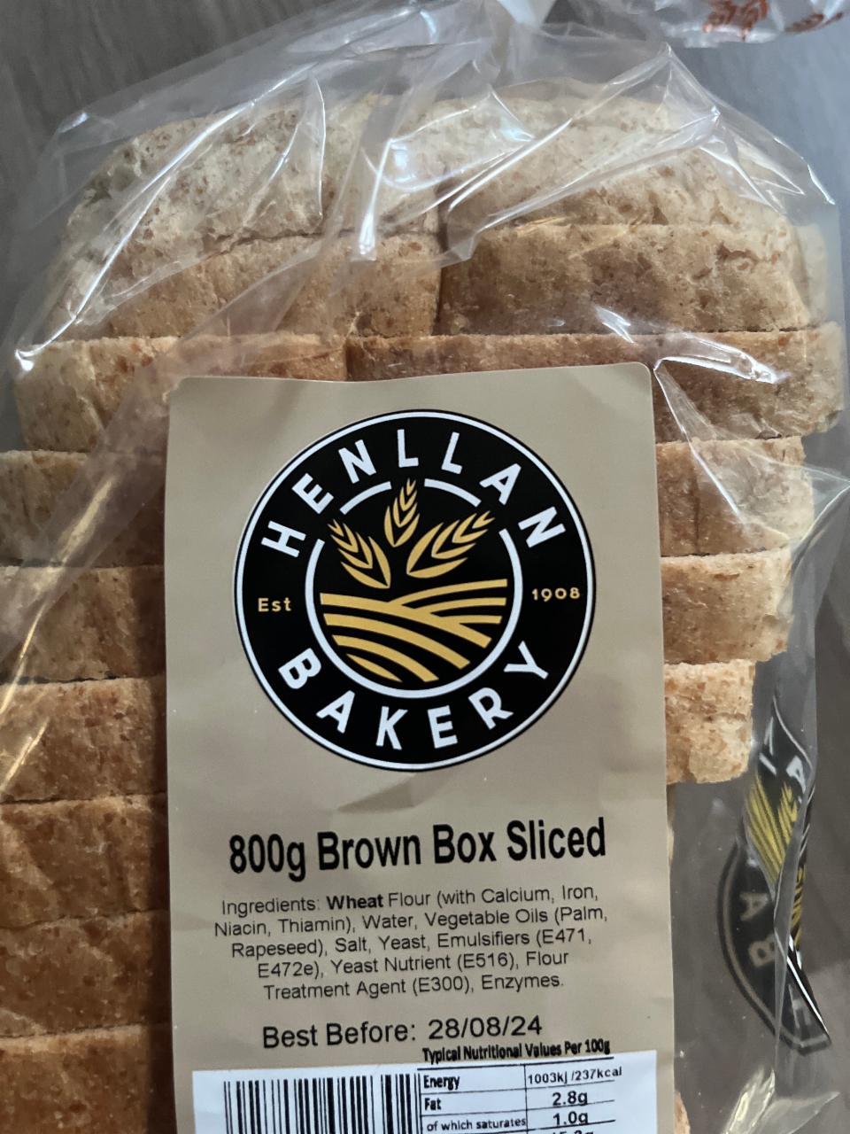 Fotografie - Brown Box SLiced Henllan Bakery