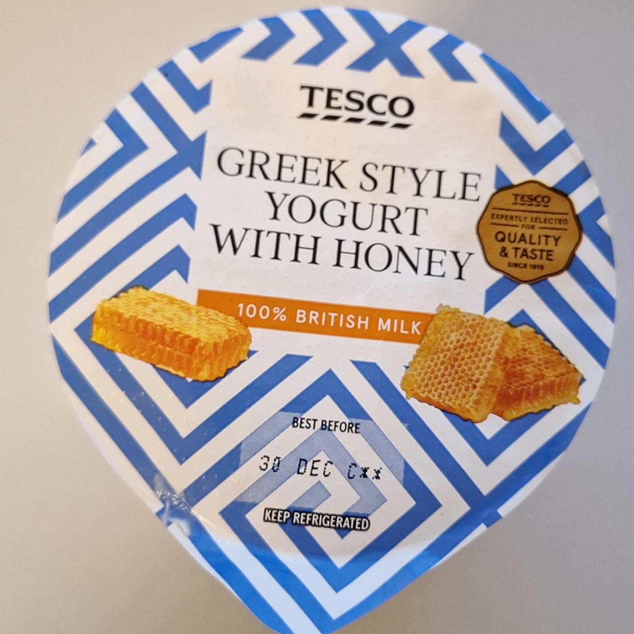 Fotografie - Greek Style Yogurt with Honey Tesco