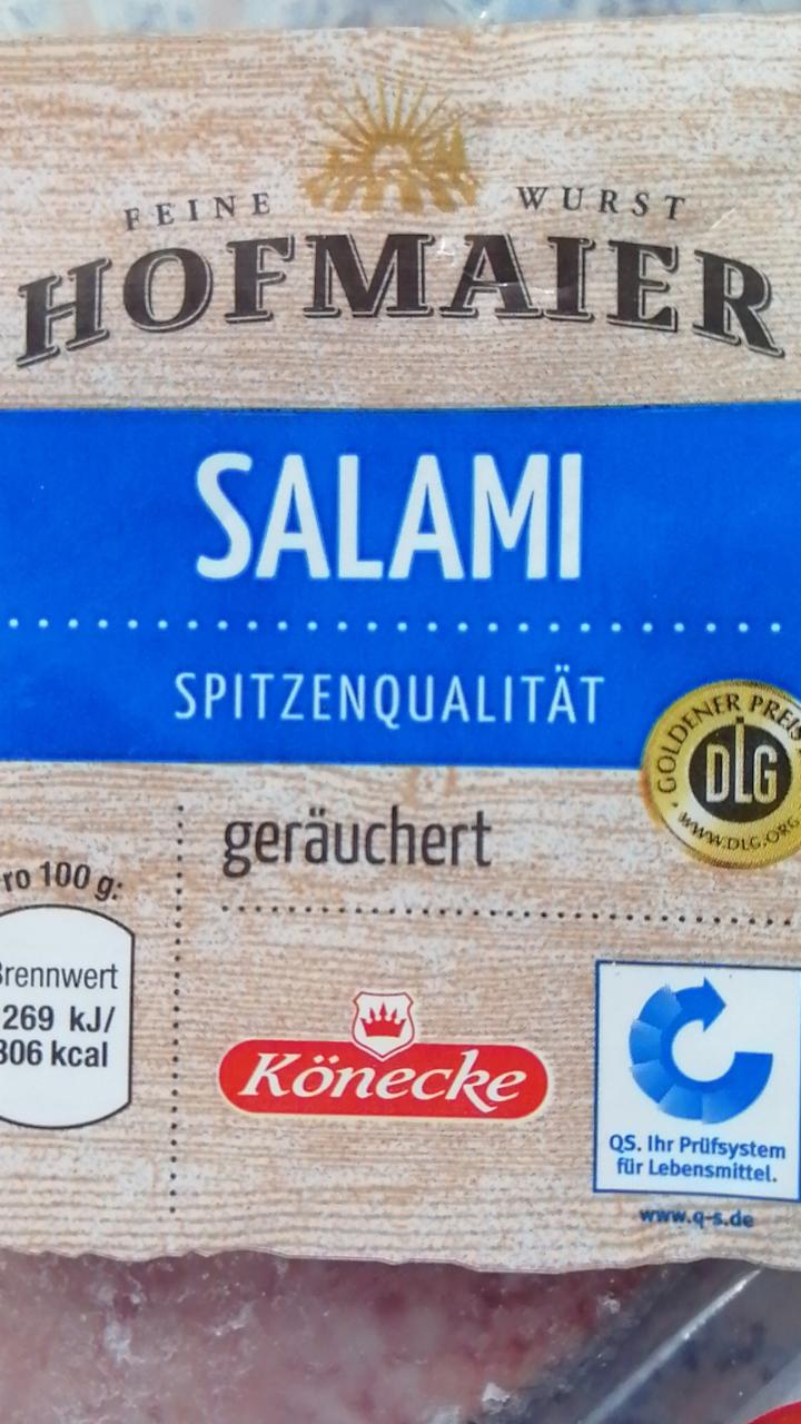 Fotografie - Salami geräuchert Hofmaier