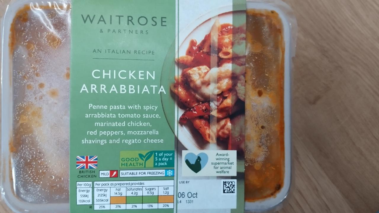 Fotografie - chicken arrabbiata Waitrose