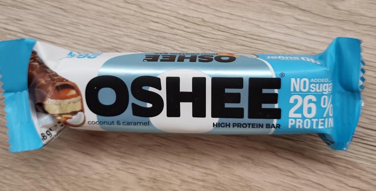 Fotografie - Oshee High Protein Bar coconut & caramel