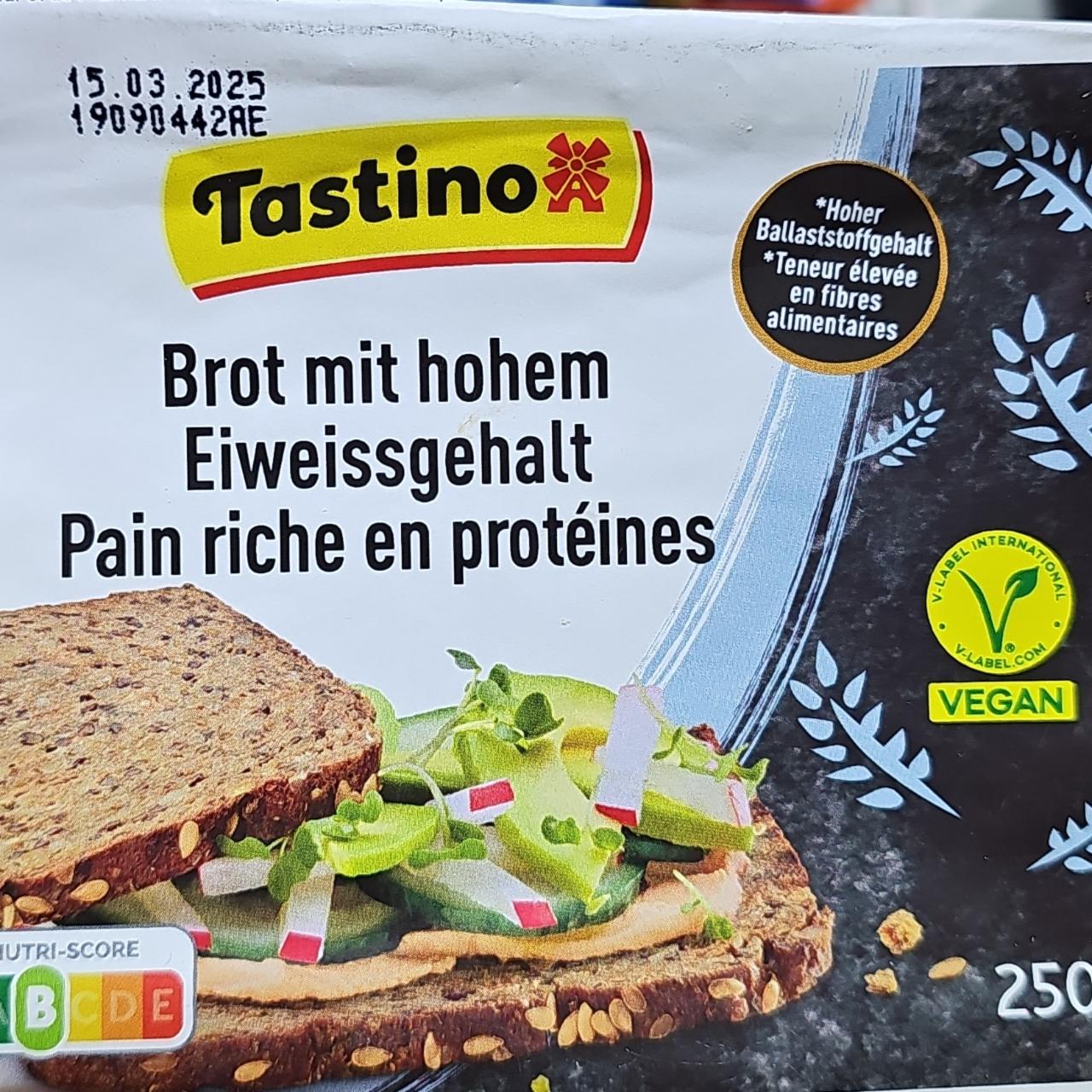 Fotografie - Brot mit hohem Eiweissgehalt Tastino