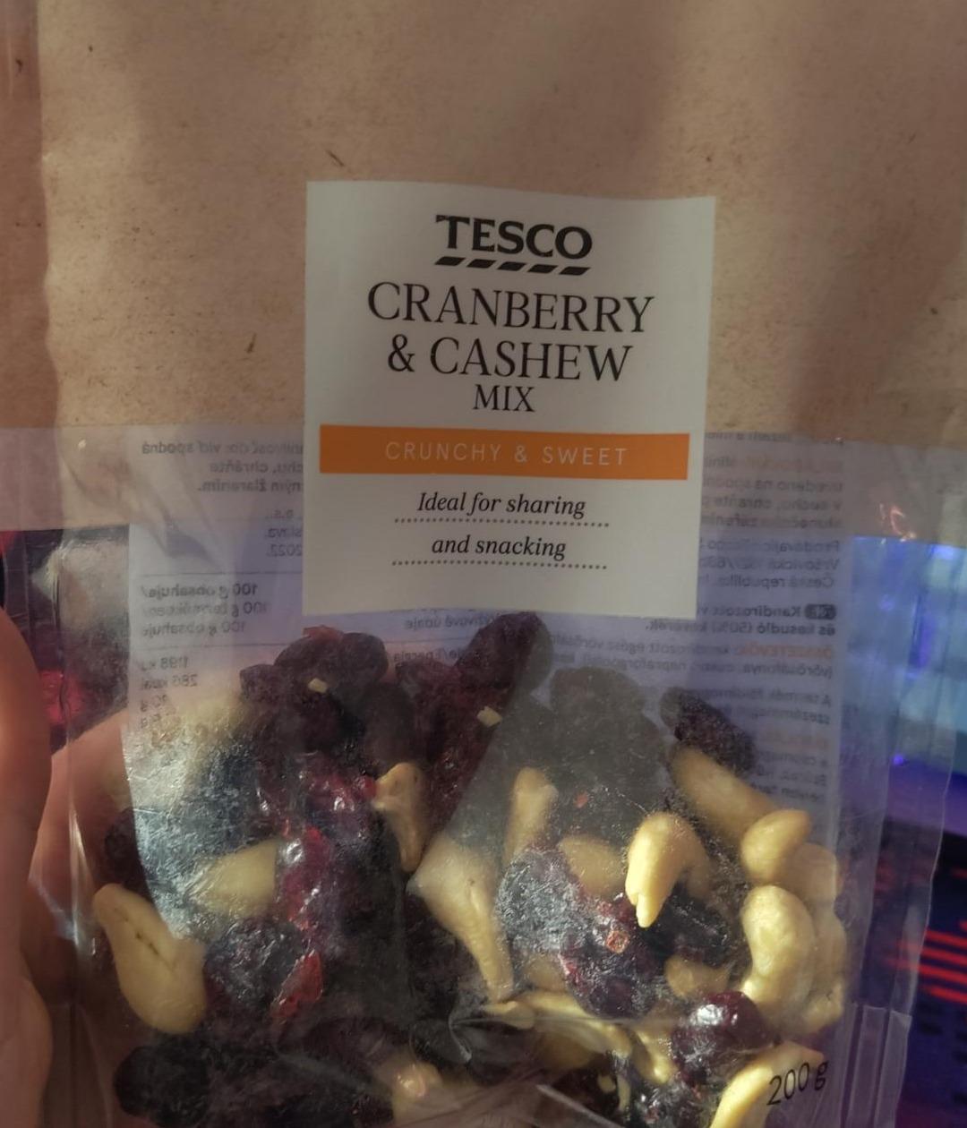 Fotografie - Cranberry & Cashew Mix Tesco