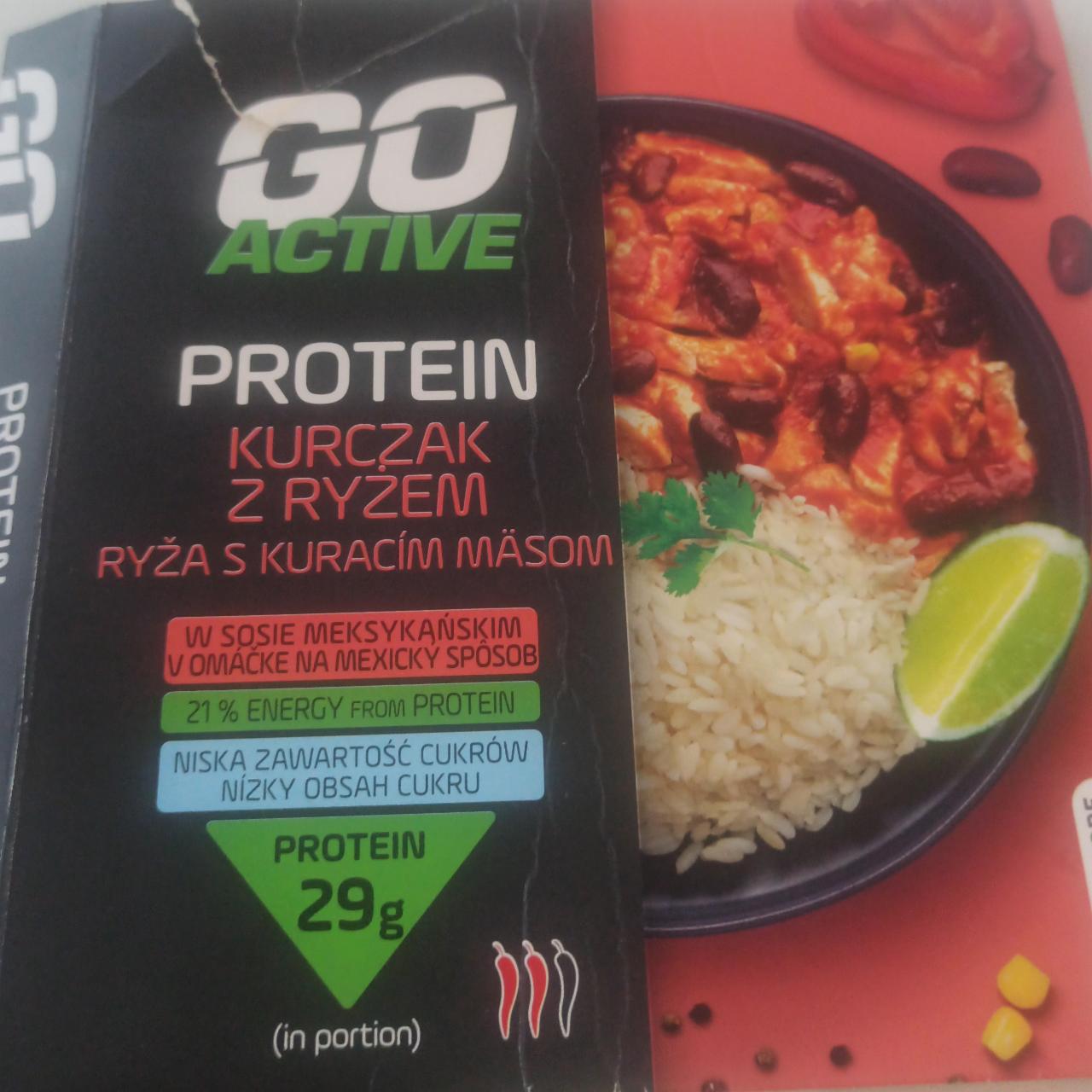 Fotografie - Protein Ryža s kuracím mäsom v omáčke na mexický spôsob Go Active