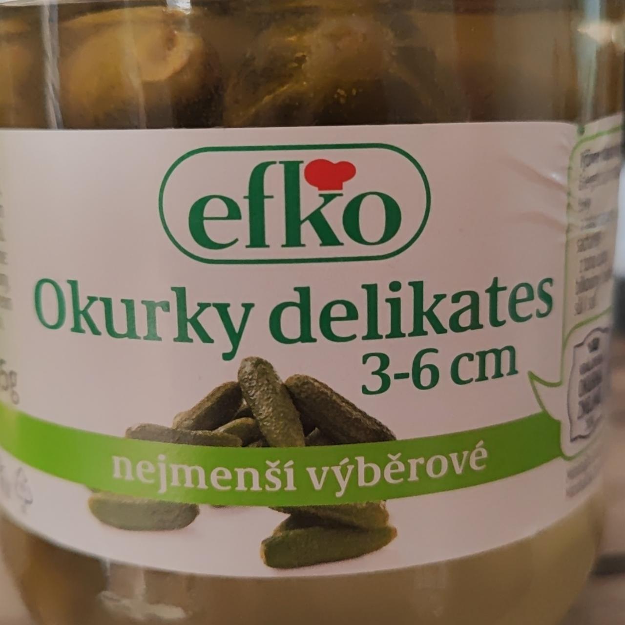 Fotografie - Okurky delikates 3-6 cm Efko