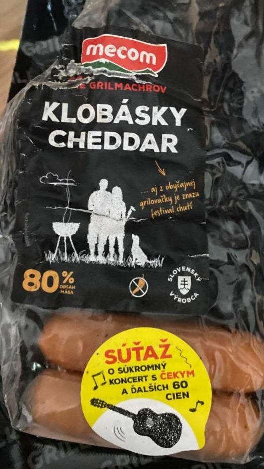 Fotografie - Klobásky cheddar Mecom