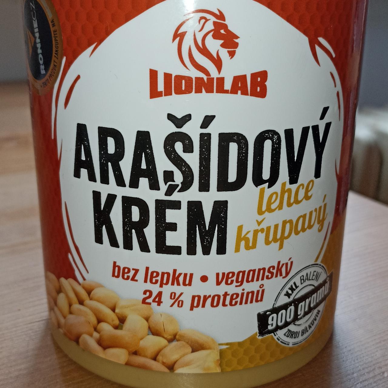 Fotografie - Arašídový krém lehce křupavý Lionlab