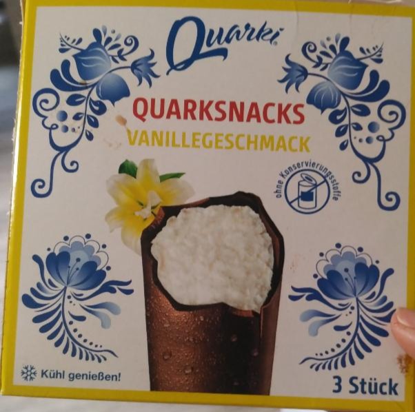 Fotografie - Quarki Quarksnacks Vanillegeschmack Quarki