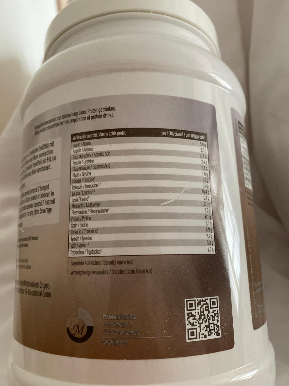 Whey Fitline Protein Kal Rie Kj A Nutri N Hodnoty Kalorick Tabu Ky Sk