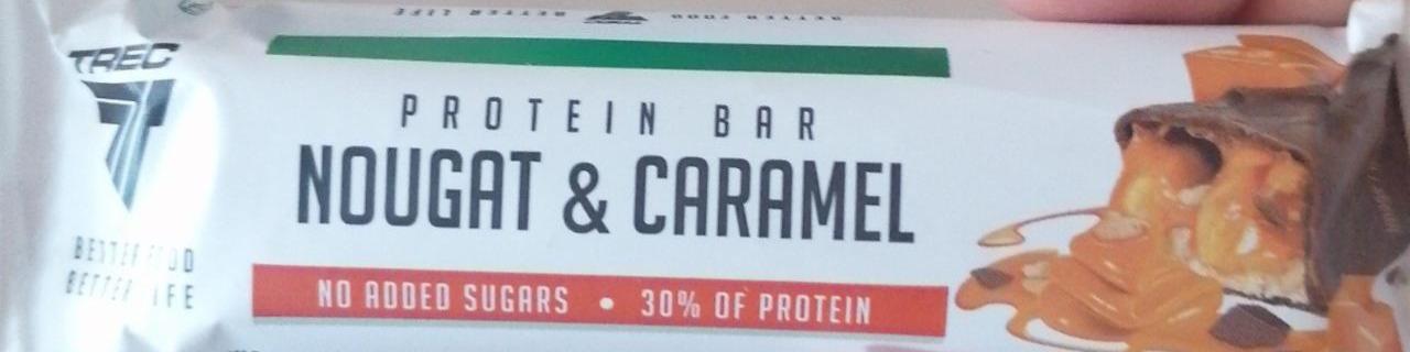 Fotografie - Protein Bar Nougat & Caramel Trec