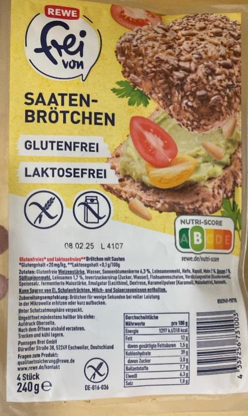 Fotografie - Saaten-Brötchen Rewe frei von