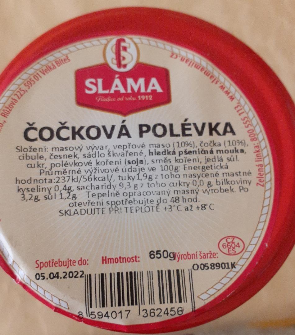 Fotografie - Polévka čočková Sláma