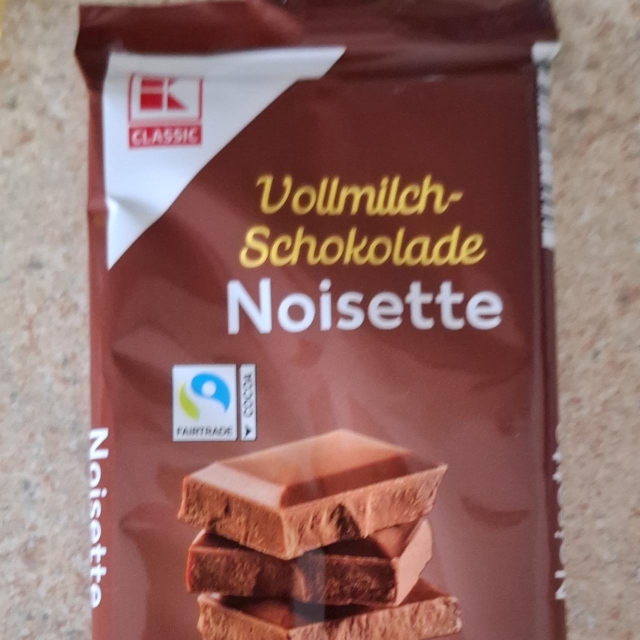 Fotografie - Vollmilch-schokolade Noisette K-Classic