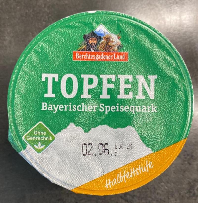 Fotografie - Topfen Bayerischer Speisequark Halbfettstufe Berchtesgadener Land