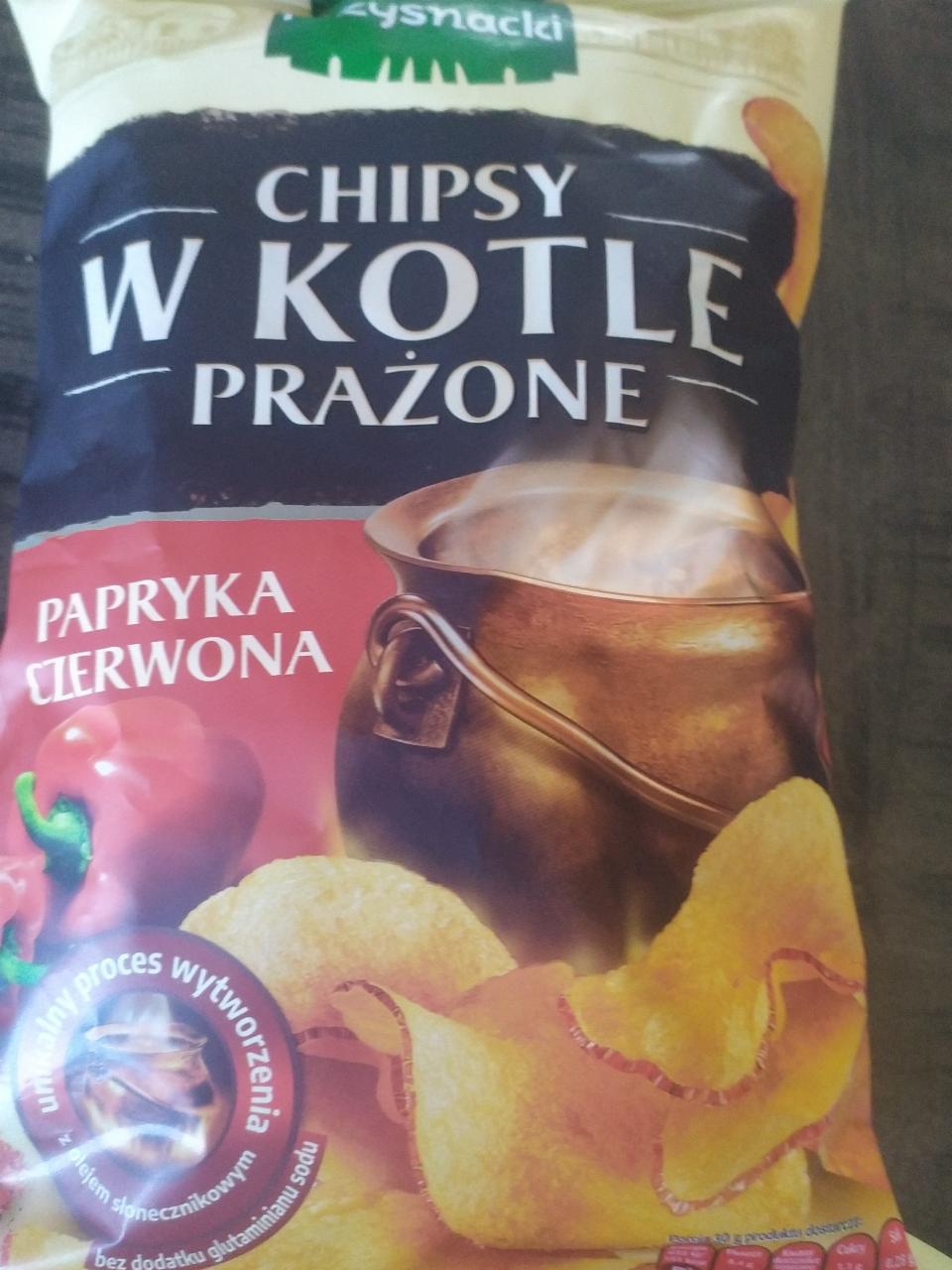 Fotografie - przysnacki Chipsy w kotle prazone papryka