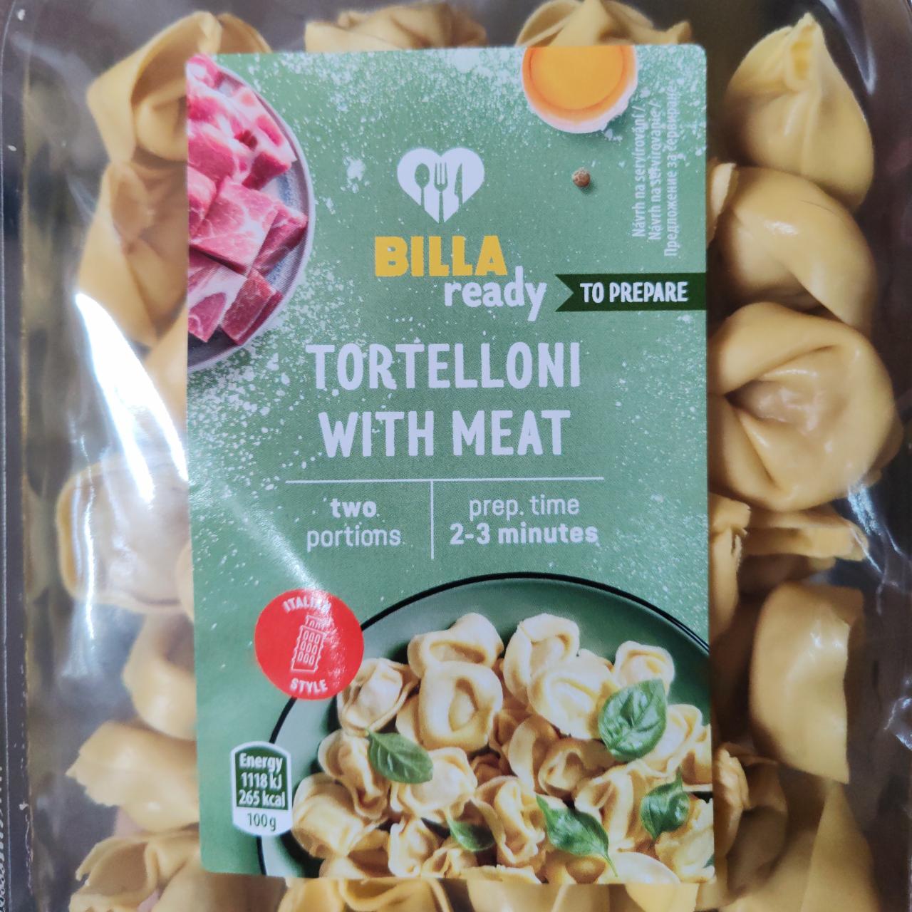 Fotografie - Tortelloni with meat Billa ready