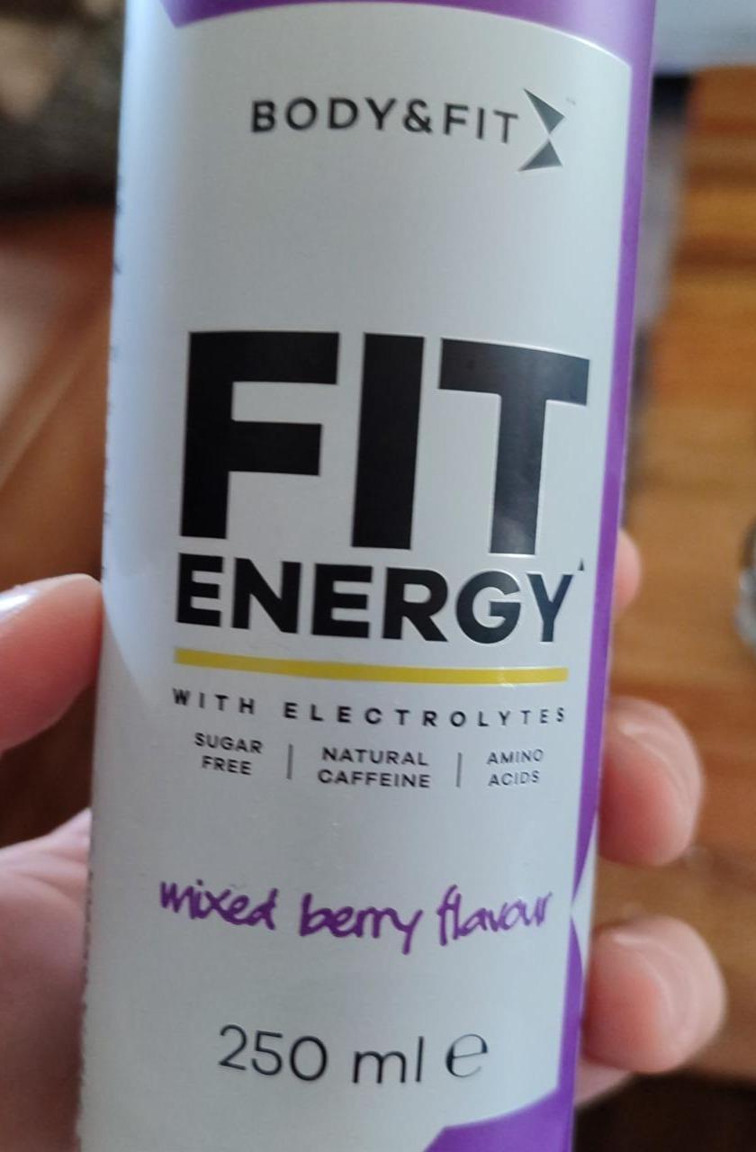 Fotografie - Fit Energy mixed berry flavour Body&Fit