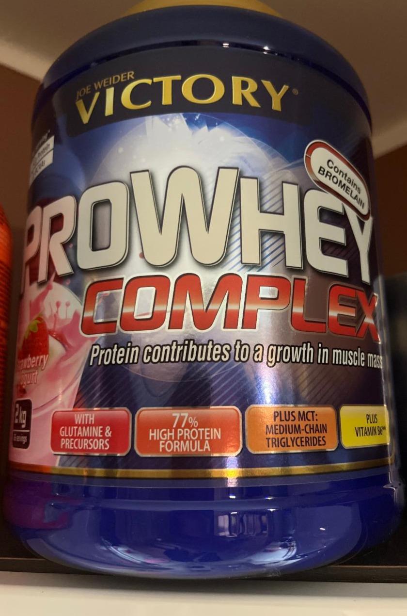 Fotografie - Victory Pro Whey Complex Jahoda Weider