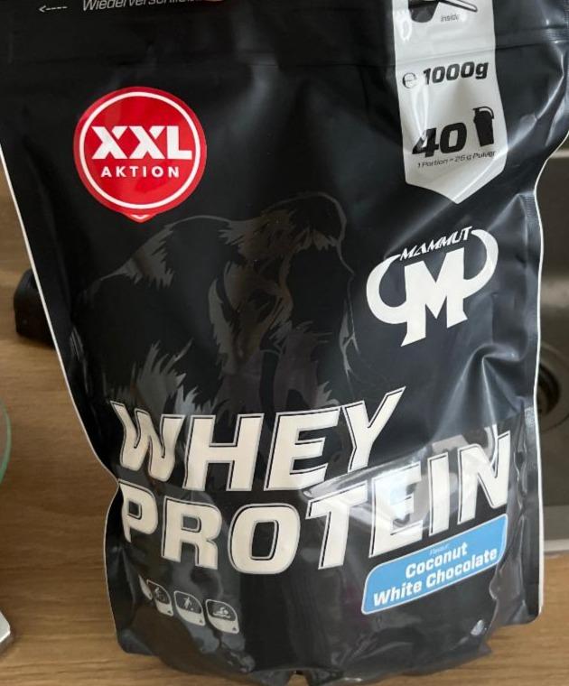 Fotografie - Whey Protein Coconut White Chocolate Mammut