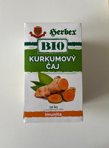 Fotografie - Bio Kurkumový čaj Herbex