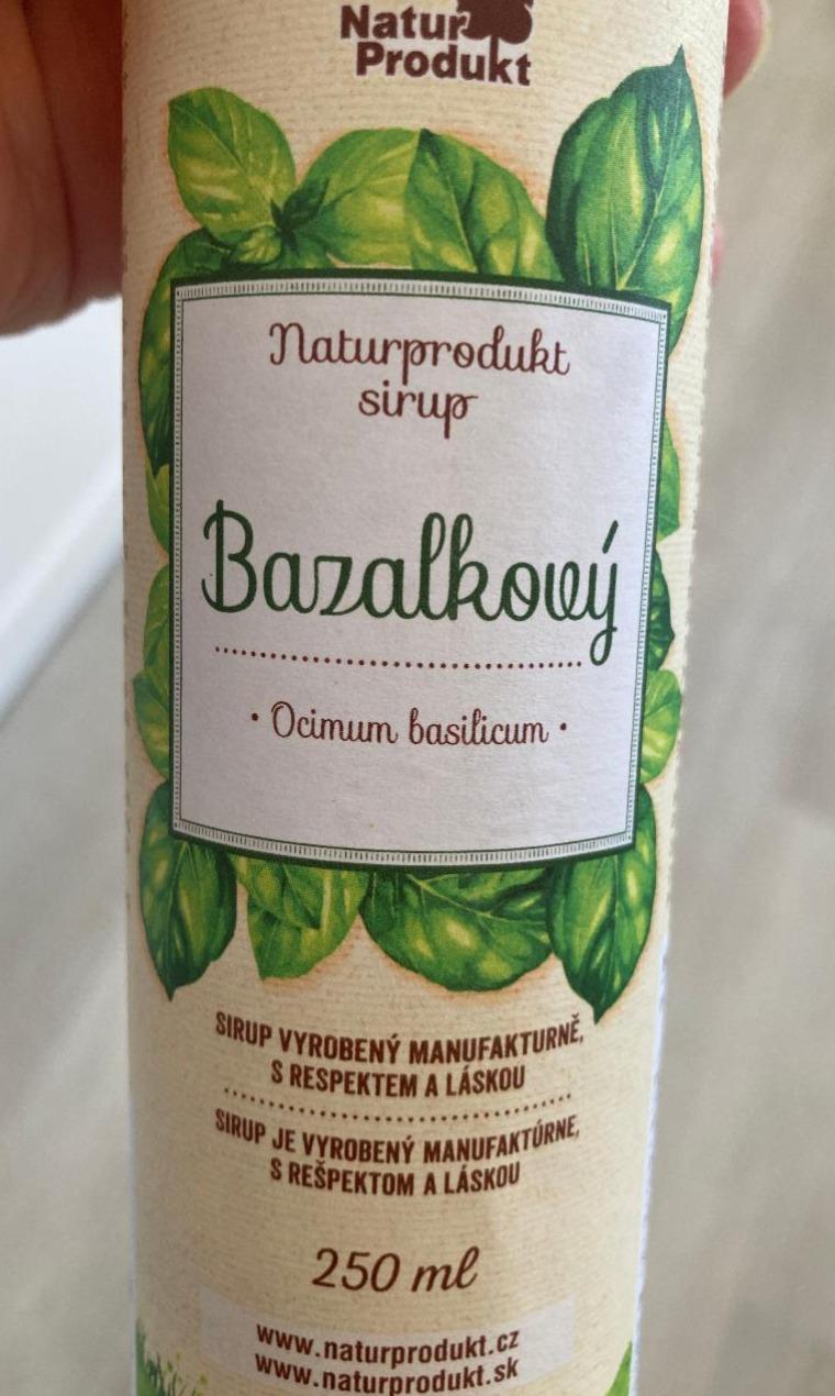 Fotografie - Naturprodukt sirup Bazalkový