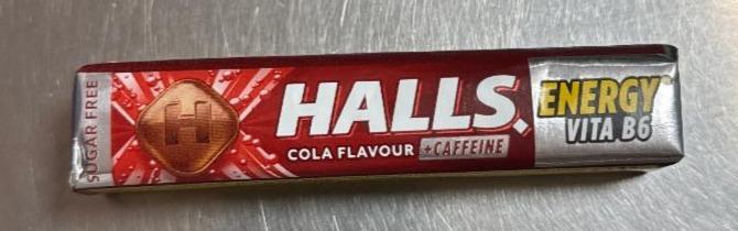 Fotografie - Halls Cola flavour + caffeine Sugar Free