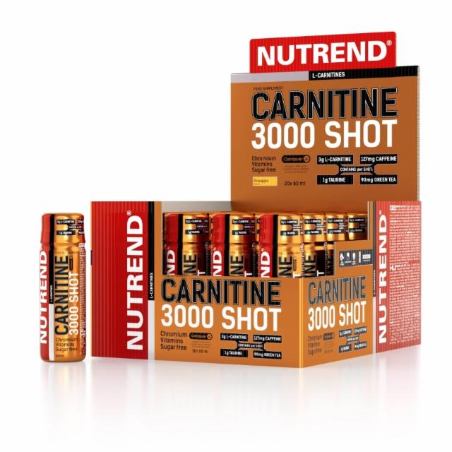 Fotografie - Carnitine 3000 shot pineapple (ananas) Nutrend