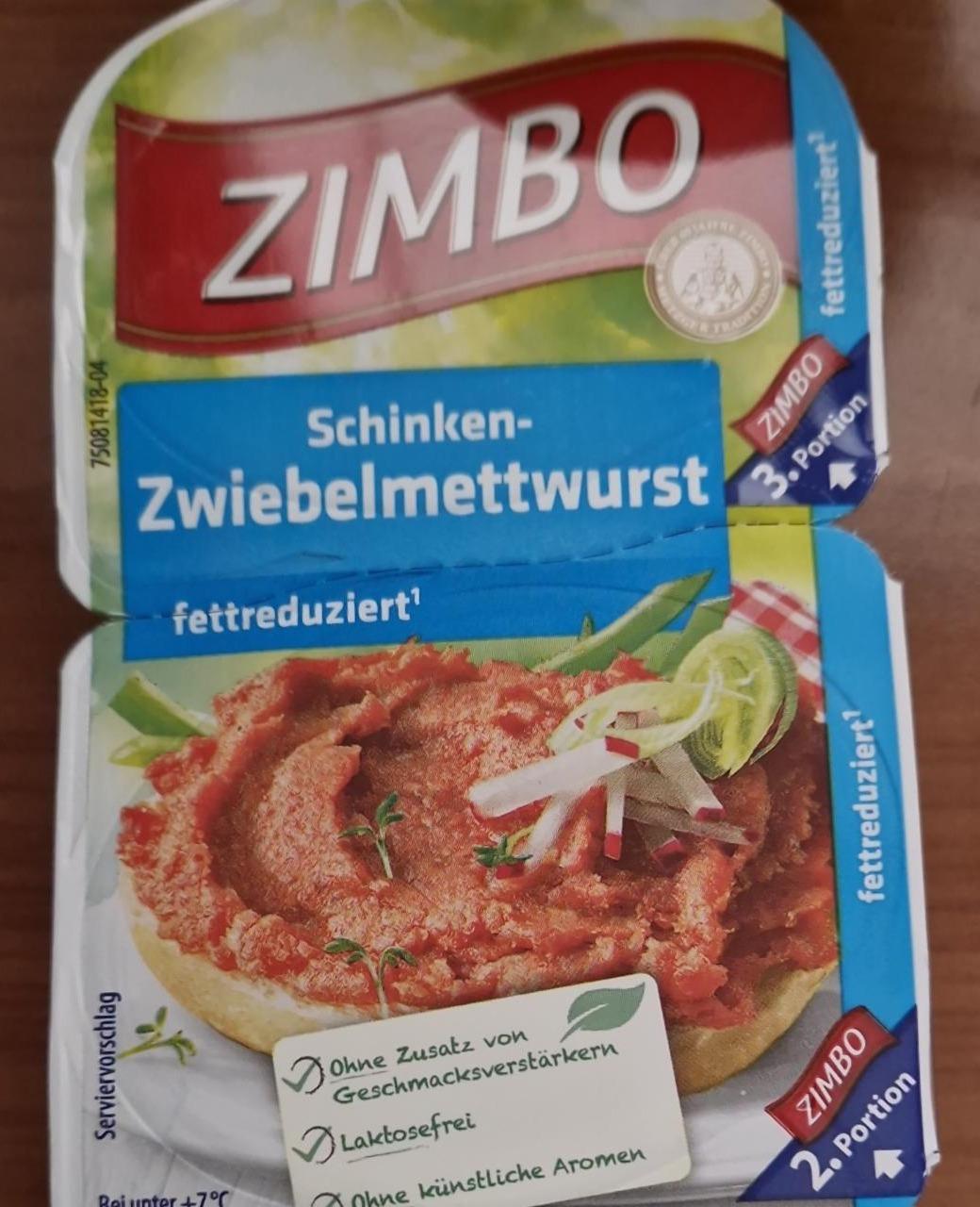 Fotografie - Schinken Zwiebelmettwurst fettreduziert Zimbo