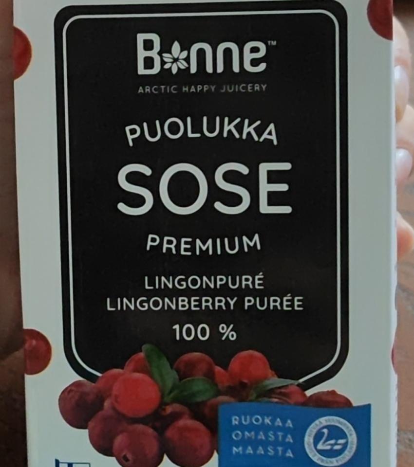 Fotografie - Puolukka sose premium 100% Bonne