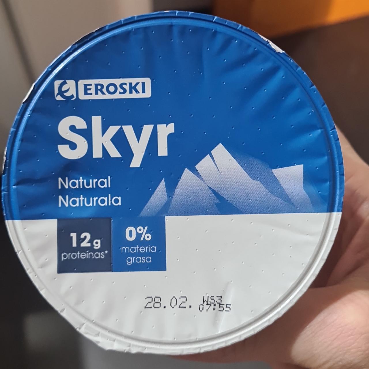 Fotografie - Skyr Natural Eroski