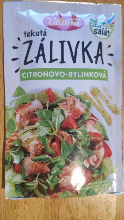 Fotografie - Tekutá Zálivka Citronovo-bylinková Vitana