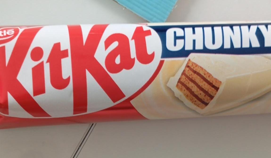 Fotografie - KitKat chunky white Nestlé