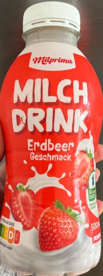 Fotografie - Milch drink erdbeer geschmack Milprima