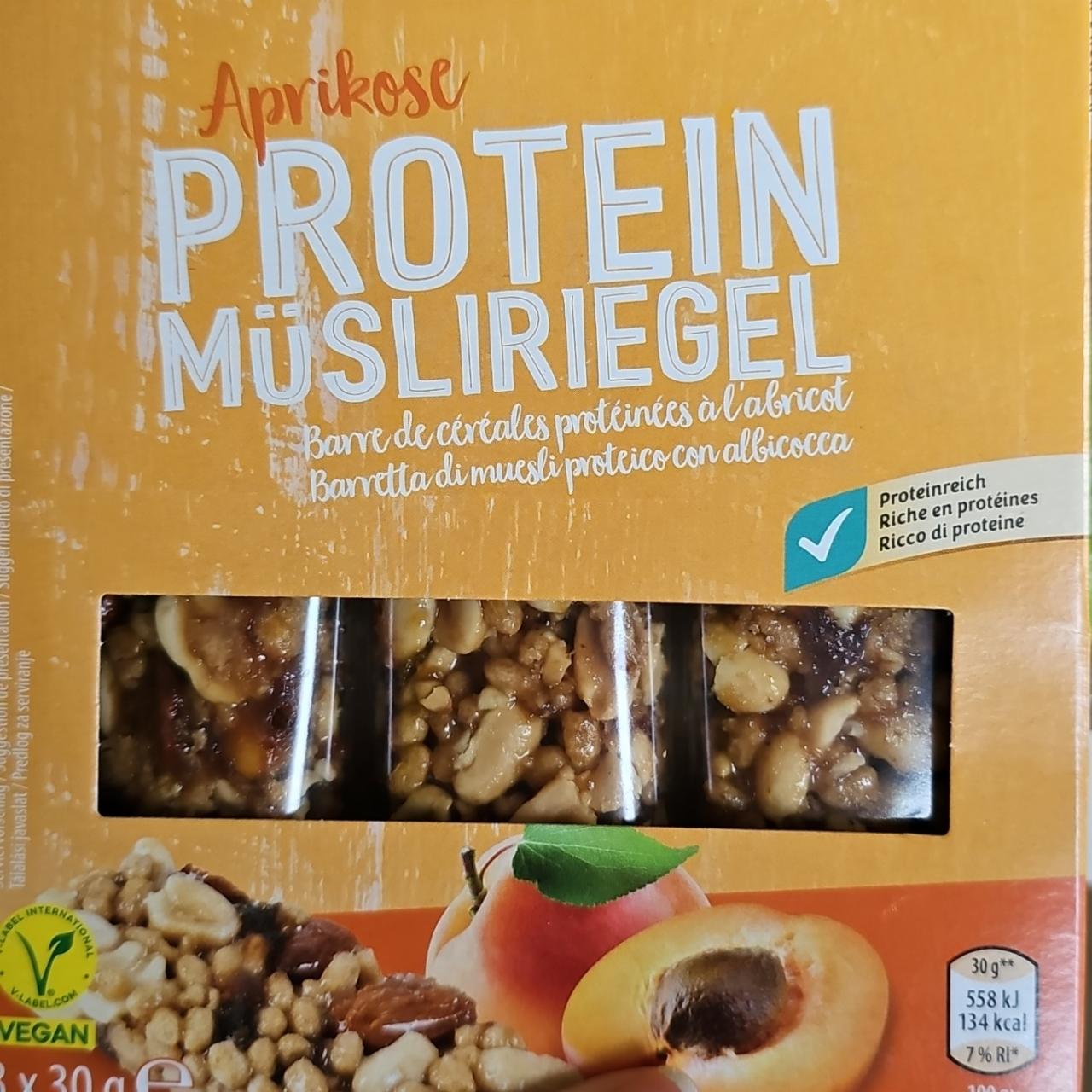 Fotografie - Aprikose Protein Müsliriegel Golden Bridge