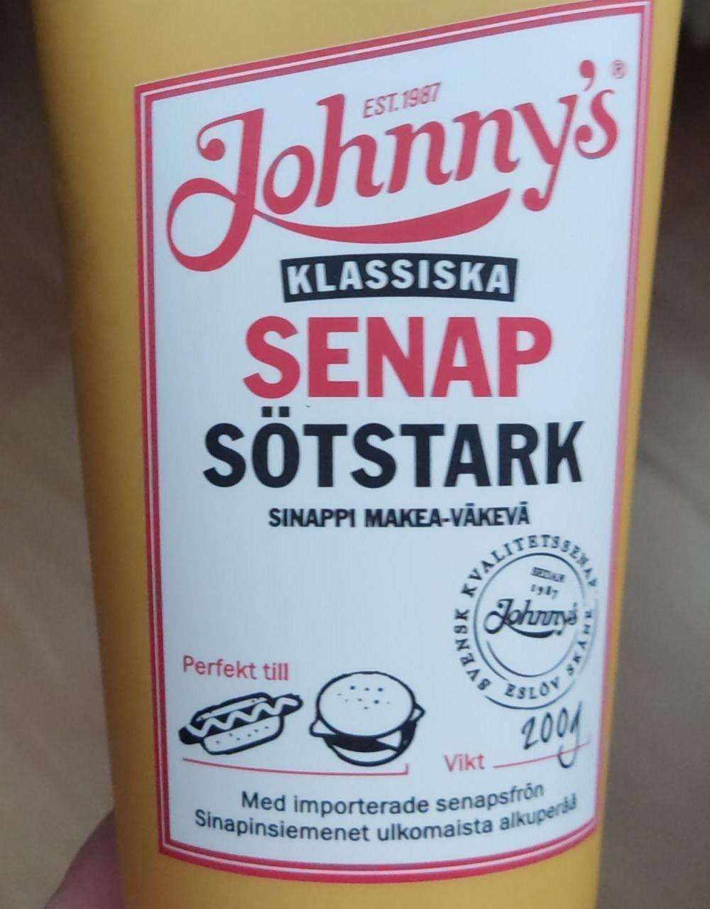 Fotografie - Senap sötstark klassiska Johnny's