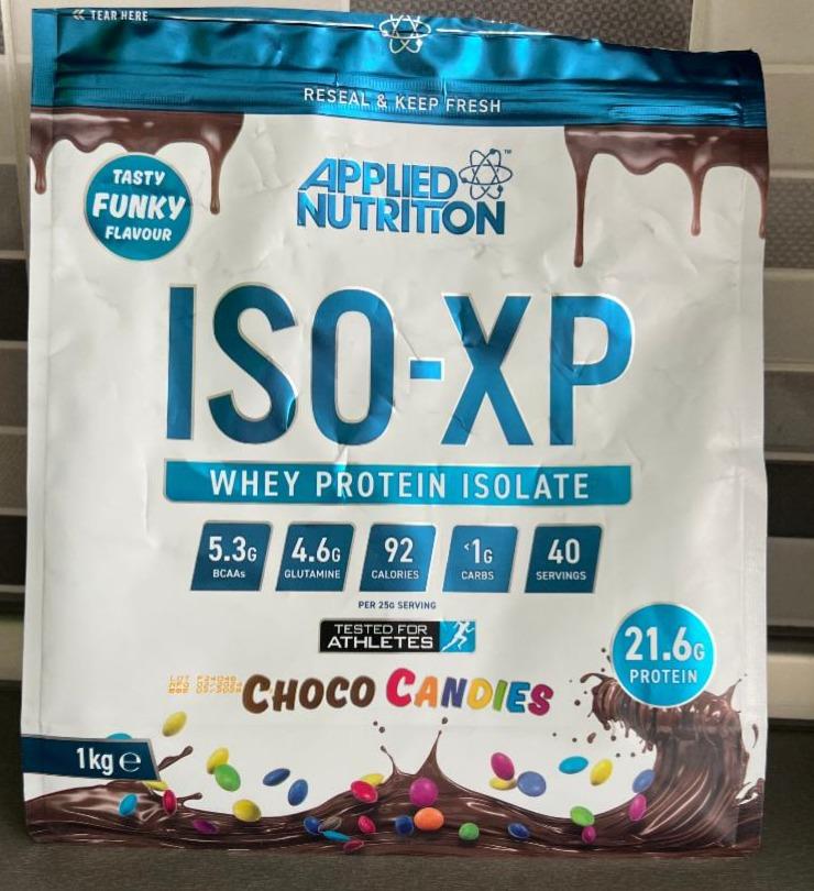 Fotografie - ISO-XP Whey Protein Isolate Choco Candies Applied Nutrition