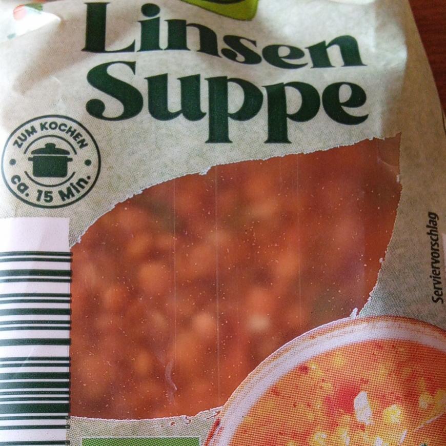 Fotografie - Linsen suppe bio Aldi