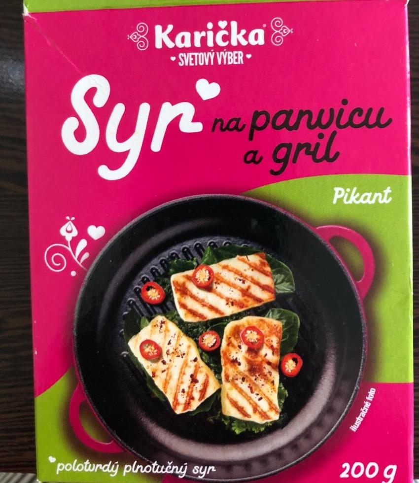 Fotografie - Syr na panvicu a gril pikant Karička